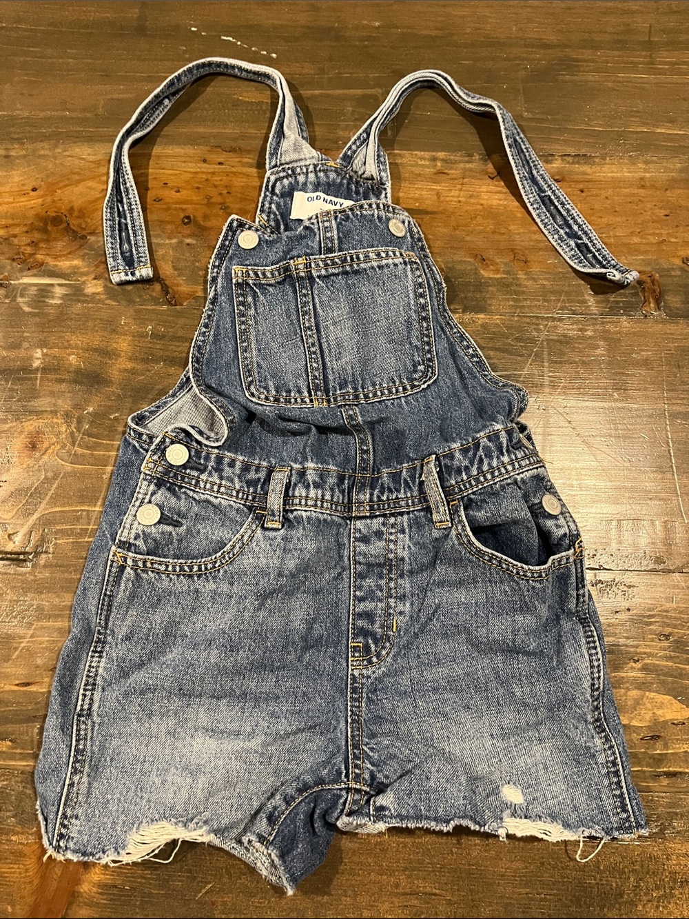 Old Navy Denim Blue Kids Overalls Shorts